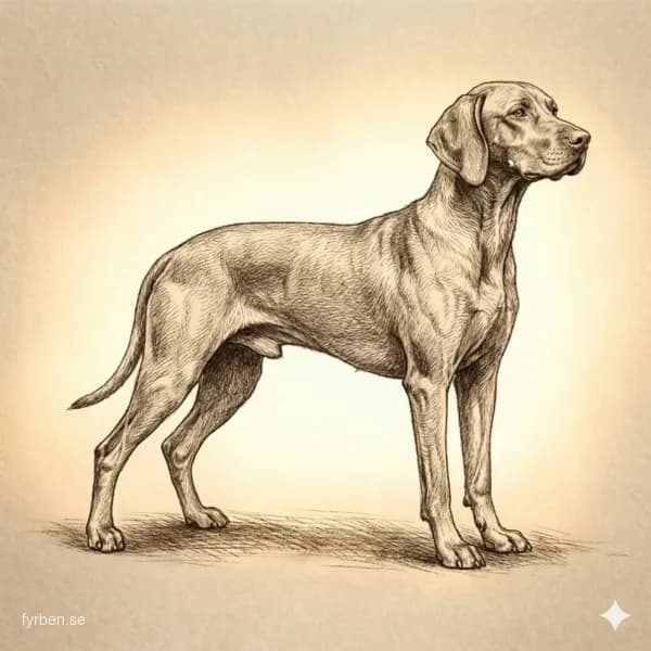 Vizsla - en elegant ungersk jakthund med guldrostfärgad päls