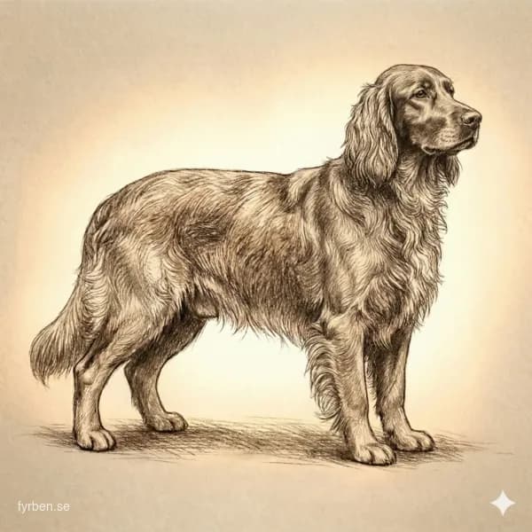 Irländsk Setter - en elegant jakthund med kastanjebrun silkig päls